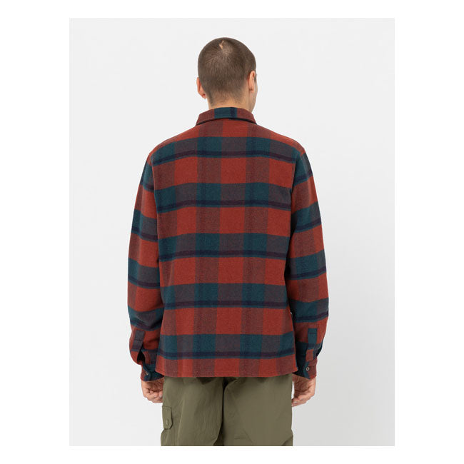 Dickies Coaling Shirt Check Dark - FREE UK Shipping, FREE 365 Day Returns | Moto Central