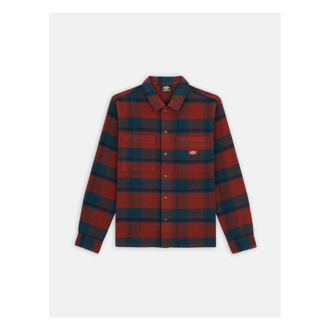 Dickies Coaling Shirt Check Dark - FREE UK Shipping, FREE 365 Day Returns | Moto Central