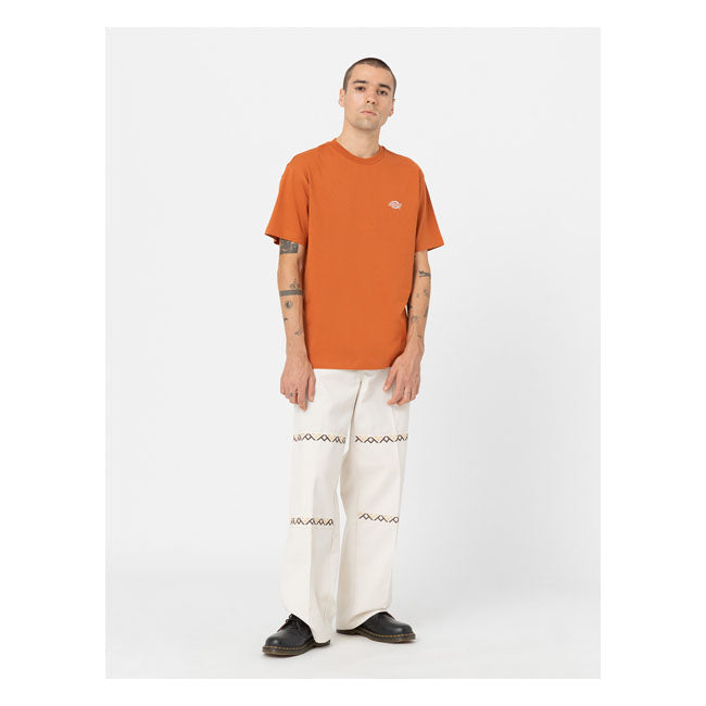 Dickies Summerdale T-Shirt Bombay Brown - FREE UK Shipping, FREE 365 Day Returns | Moto Central