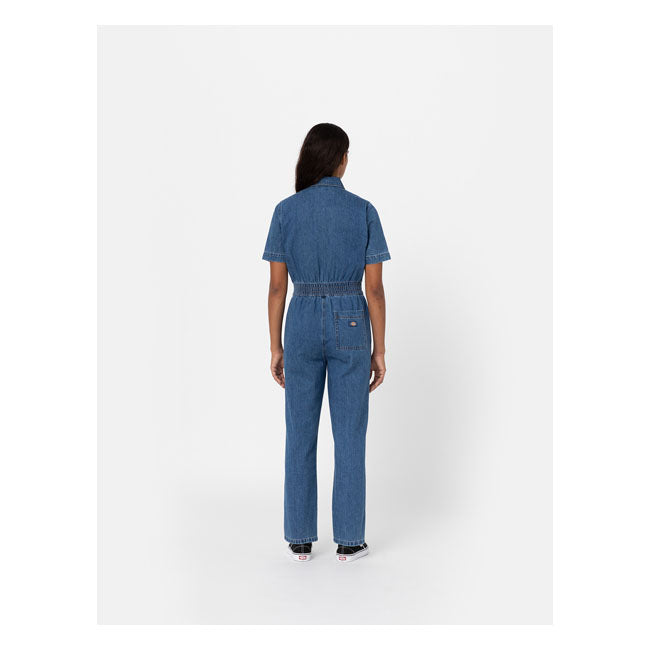 Dickies Houston Ladies Overall Classic Blue Ladies - FREE UK Shipping, FREE 365 Day Returns | Moto Central