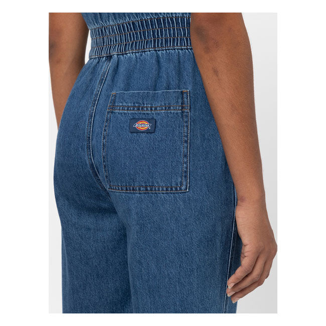 Dickies Houston Ladies Overall Classic Blue Ladies - FREE UK Shipping, FREE 365 Day Returns | Moto Central