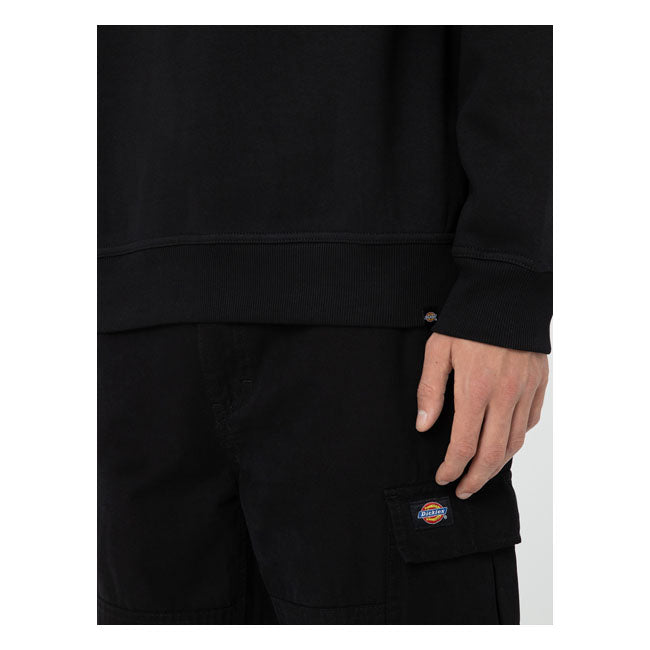 Dickies Garden Plain Sweatshirt Black - FREE UK Shipping, FREE 365 Day Returns | Moto Central