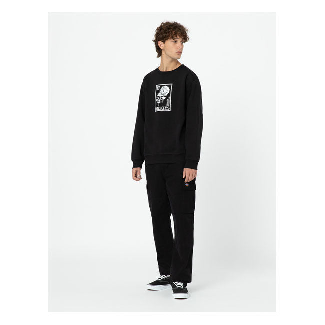 Dickies Garden Plain Sweatshirt Black - FREE UK Shipping, FREE 365 Day Returns | Moto Central