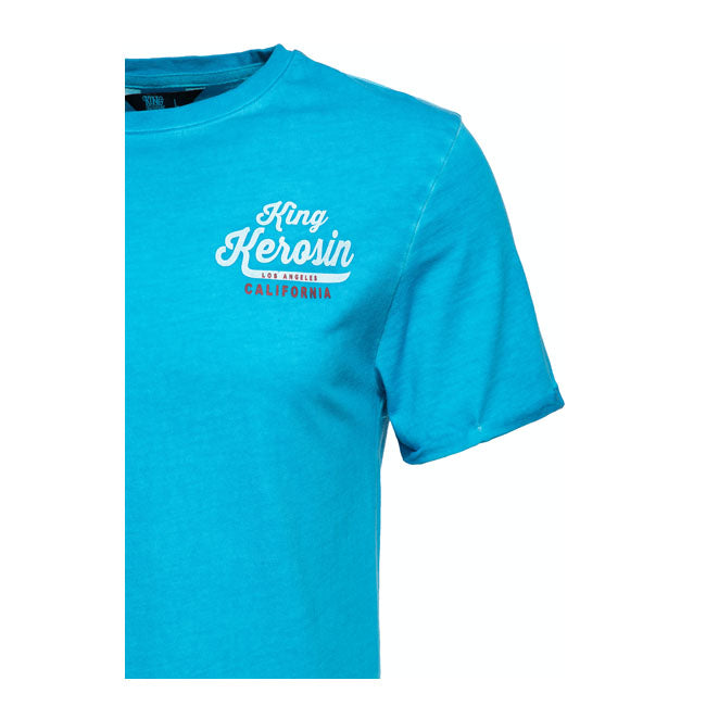 King Kerosin Los Angeles King T-Shirt Blue