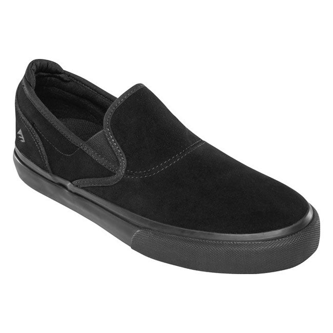 Emerica Wino G6 Slip On Black/Black - FREE UK Shipping, FREE 365 Day Returns | Moto Central