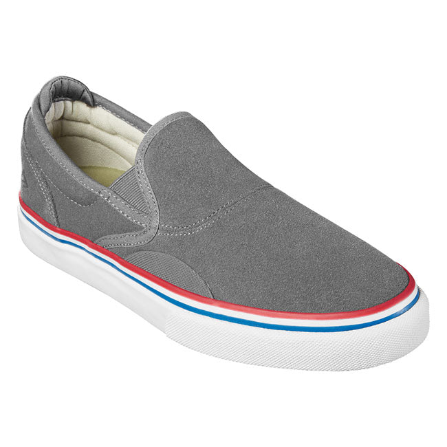 Emerica X Biltwell Wino G6 Slip-On Charcoal - FREE UK Shipping, FREE 365 Day Returns | Moto Central