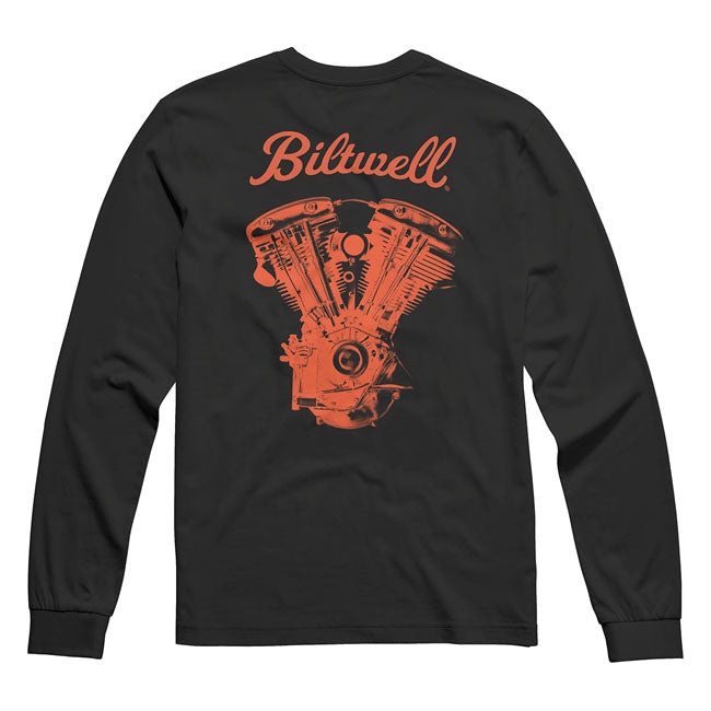 Emerica X Biltwell Long Sleeve T-Shirt Black - FREE UK Shipping, FREE 365 Day Returns | Moto Central