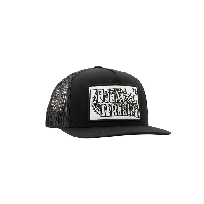 Loser Machine Webbed Snapback Cap Black