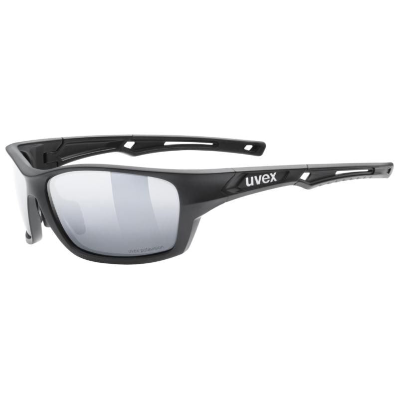 Uvex SP 232 Polarised Sunglasses Black / Silver