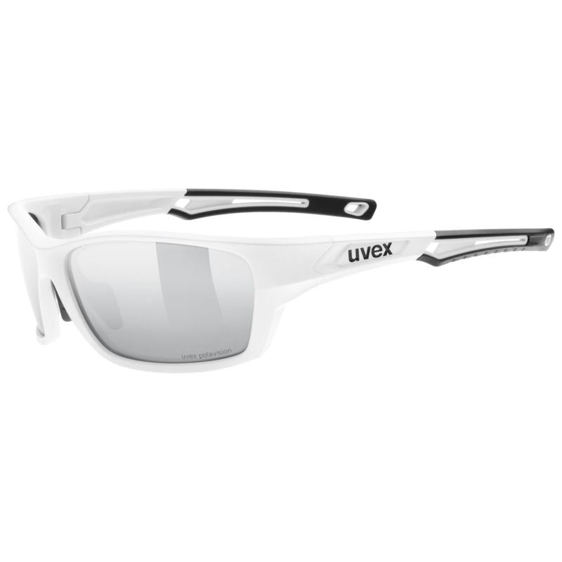 Uvex SP 232 Polarised Sunglasses Matt White