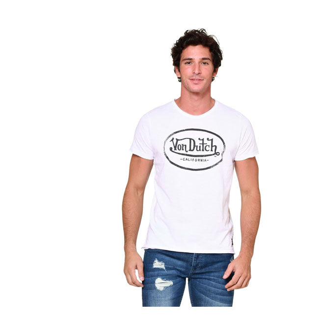 Von Dutch Aaron Logo T-Shirt White