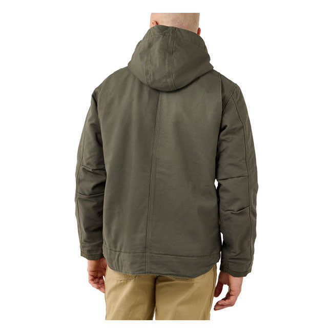 Carhartt Bartlett Jacket Moss  - FREE UK Shipping, FREE 365 Day Returns | Moto Central