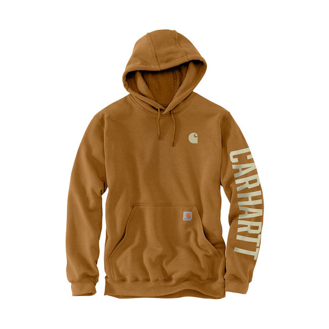 Carhartt Rain Defender Sweatshirt Brown - FREE UK Shipping, FREE 365 Day Returns | Moto Central