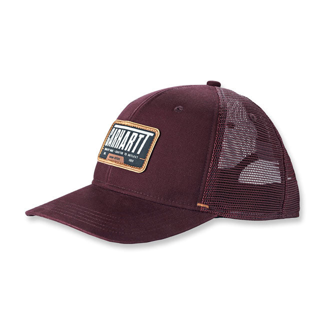 Carhartt Canvas Mesh-Back Cap Port  - FREE UK Delivery - Moto Central