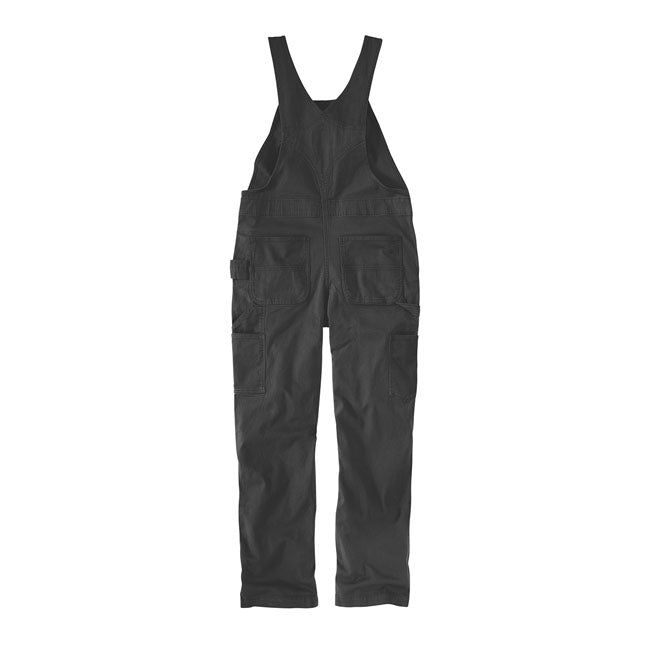 Carhartt Relaxed Fit Denim Ladies Bib Overall Black - FREE UK Shipping, FREE 365 Day Returns | Moto Central