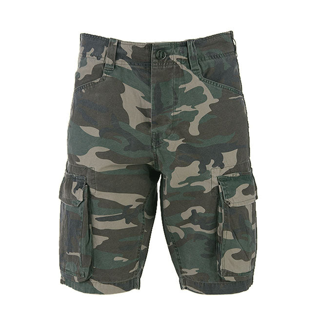 Army Surplus Fostex Cargo Short Woodland Stonewashed