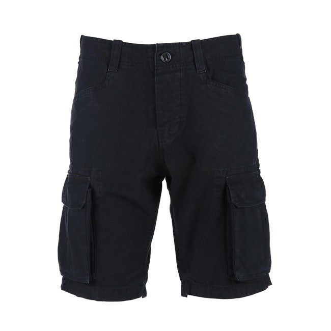 Army Surplus Fostex Cargo Short Stonewashed Black