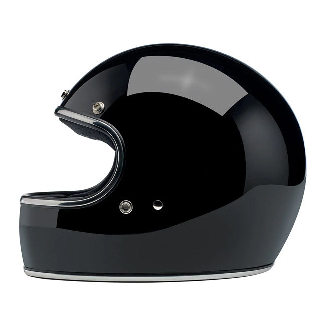 Biltwell Gringo Full Face Helmet Gloss Black