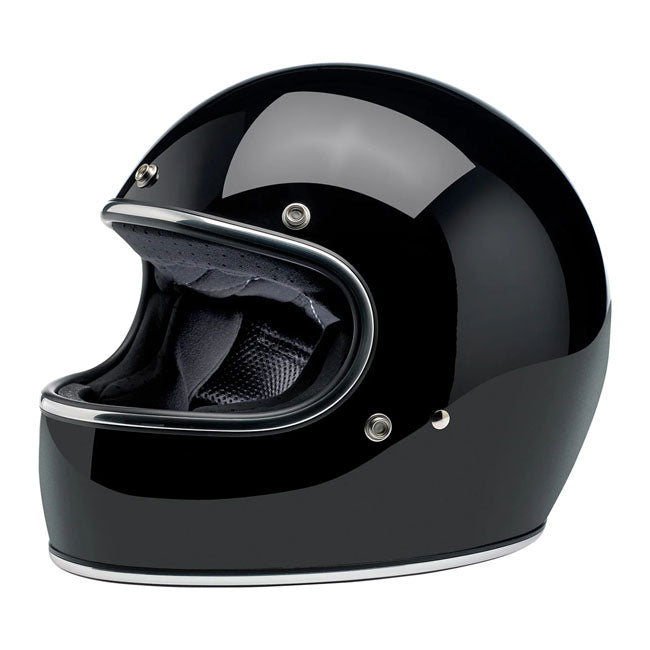 Biltwell Gringo Full Face Helmet Gloss Black