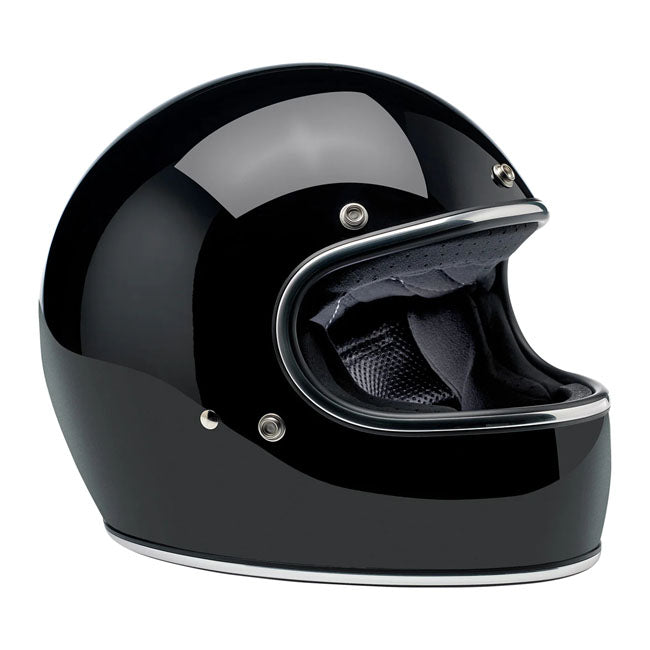 Biltwell Gringo Full Face Helmet Gloss Black