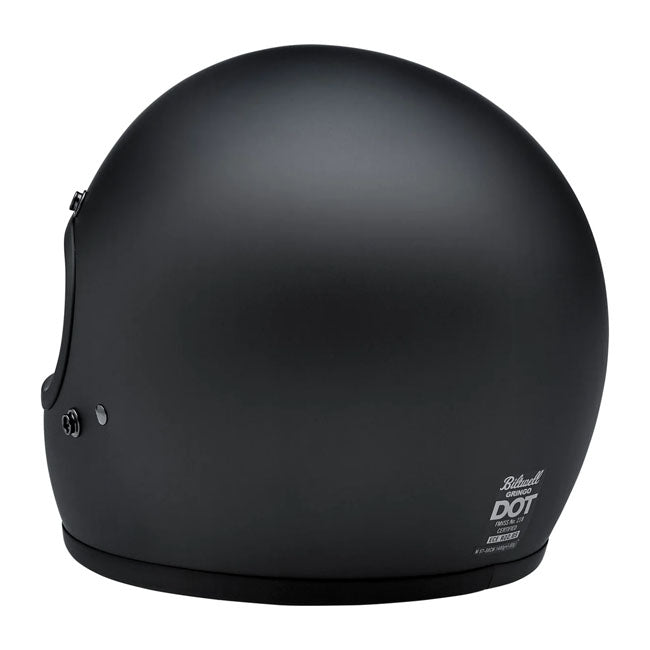 Biltwell Gringo Full Face Helmet Flat Black