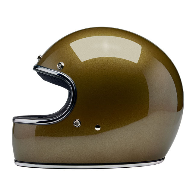 Biltwell Gringo Full Face Helmet Ugly Gold Metallic