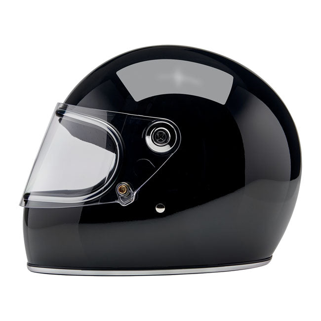 Biltwell Gringo S Full Face Helmet Gloss Black