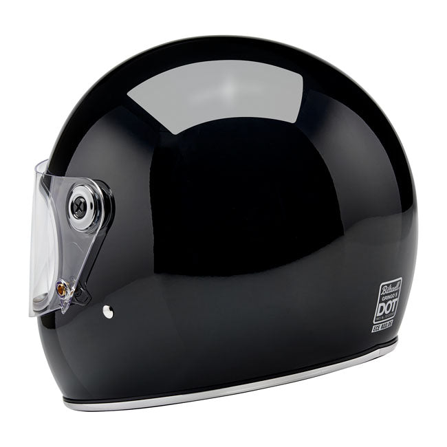 Biltwell Gringo S Full Face Helmet Gloss Black