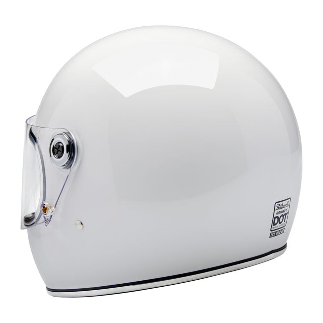 Biltwell Gringo S Full Face Helmet Gloss White