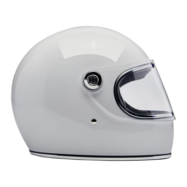 Biltwell Gringo S Full Face Helmet Gloss White