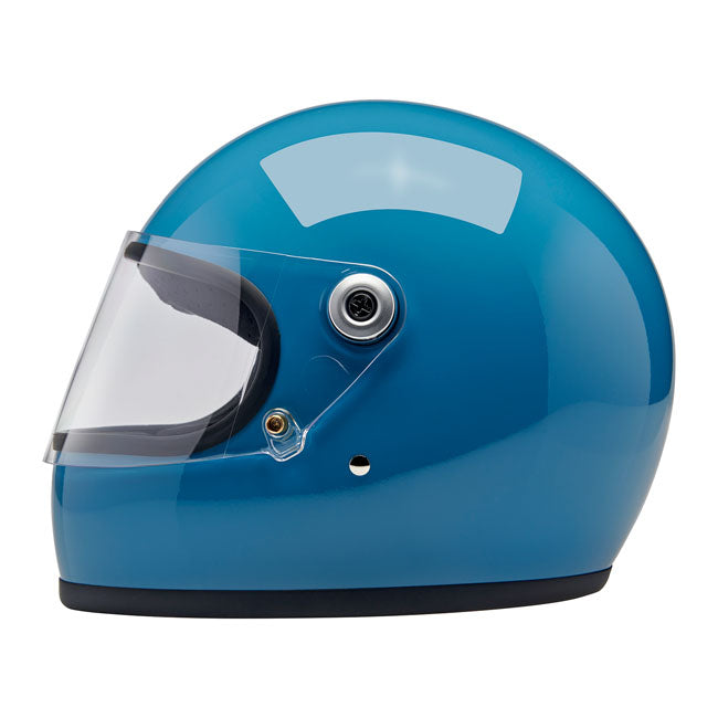 Biltwell Gringo S Full Face Helmet Dove Blue