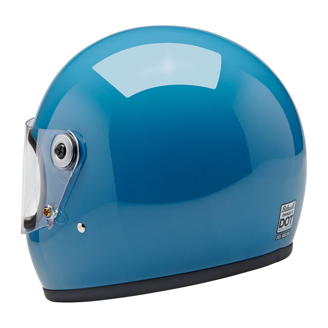 Biltwell Gringo S Full Face Helmet Dove Blue