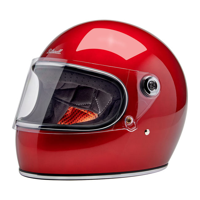 Biltwell Gringo S Full Face Helmet Metallic Cherry Red