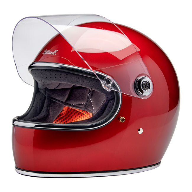 Biltwell Gringo S Full Face Helmet Metallic Cherry Red