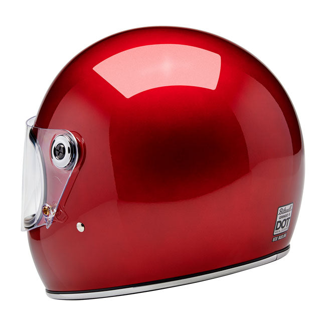 Biltwell Gringo S Full Face Helmet Metallic Cherry Red