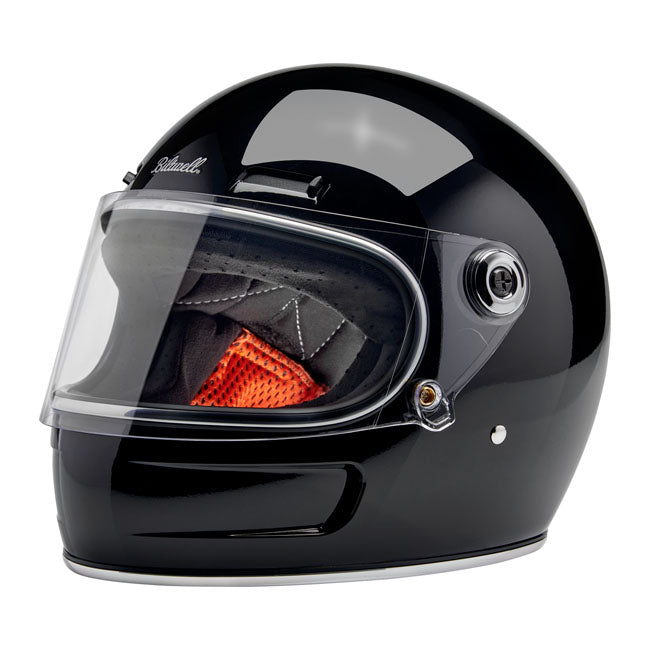 Biltwell Gringo SV Full Face Helmet Gloss Black - FREE UK Shipping, FREE 365 Day Returns | Moto Central