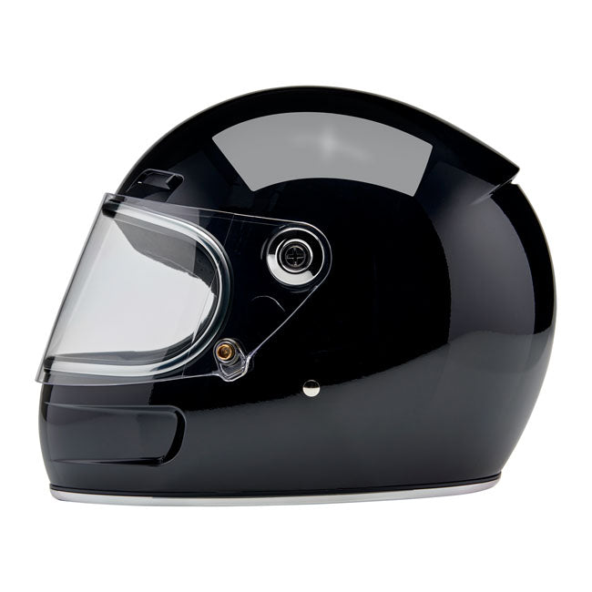 Biltwell Gringo SV Full Face Helmet Gloss Black - FREE UK Shipping, FREE 365 Day Returns | Moto Central