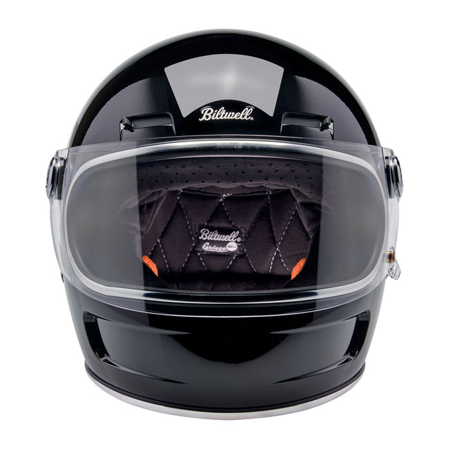 Biltwell Gringo SV Full Face Helmet Gloss Black - FREE UK Shipping, FREE 365 Day Returns | Moto Central