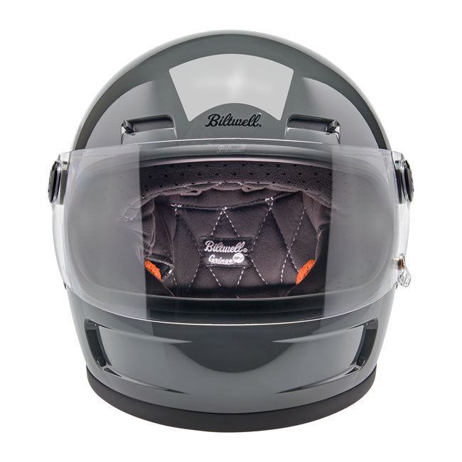 Biltwell Gringo SV Full Face Helmet Gloss Storm Grey