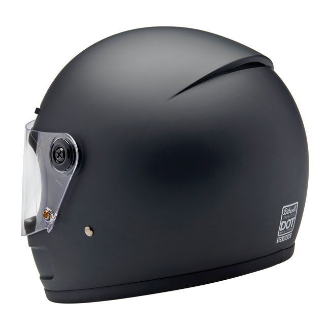 Biltwell Gringo SV Full Face Helmet Flat Black