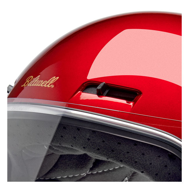 Biltwell Gringo SV Full Face Helmet Metallic Cherry Red