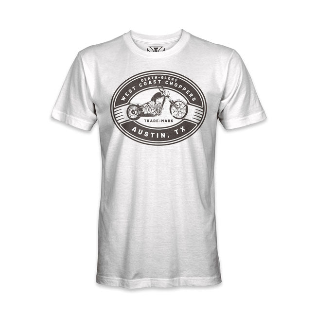 West Coast Choppers Death Glory Trade-Mark T-Shirt White