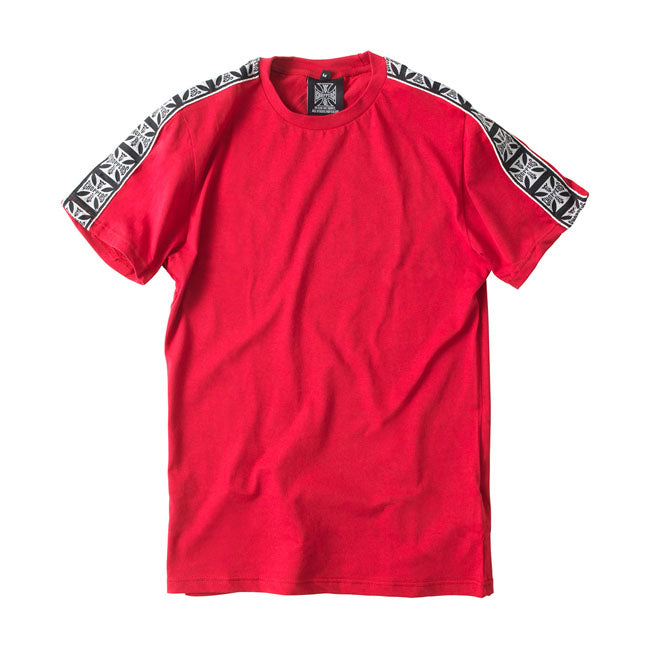 West Coast Choppers Taped T-Shirt Red