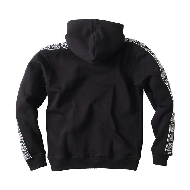 West Coast Choppers Taped Zip Hoodie Black - FREE UK Shipping, FREE 365 Day Returns | Moto Central