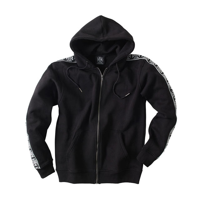 West Coast Choppers Taped Zip Hoodie Black