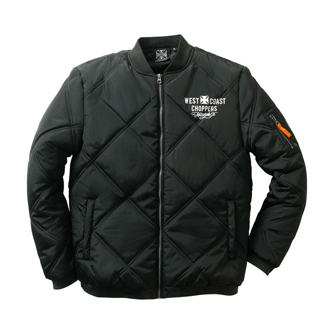 West Coast Choppers Rigid Jacket Black  - FREE UK Shipping, FREE 365 Day Returns | Moto Central