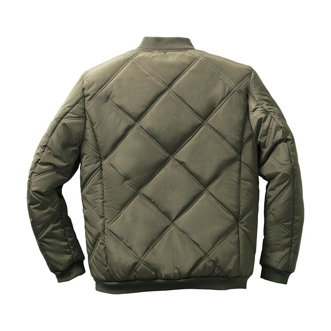 West Coast Choppers Rigid Jacket Olive - FREE UK Shipping, FREE 365 Day Returns | Moto Central