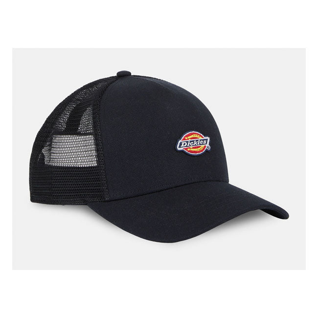 Dickies Hanston Trucker Cap Black  - FREE UK Shipping, FREE 365 Day Returns | Moto Central