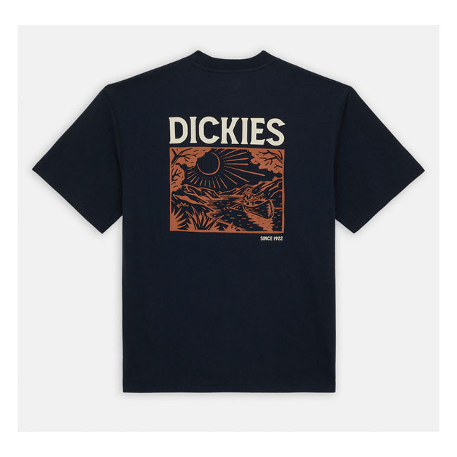 Dickies Patrick Springs T-Shirts Dark Navy - FREE UK Shipping, FREE 365 Day Returns | Moto Central