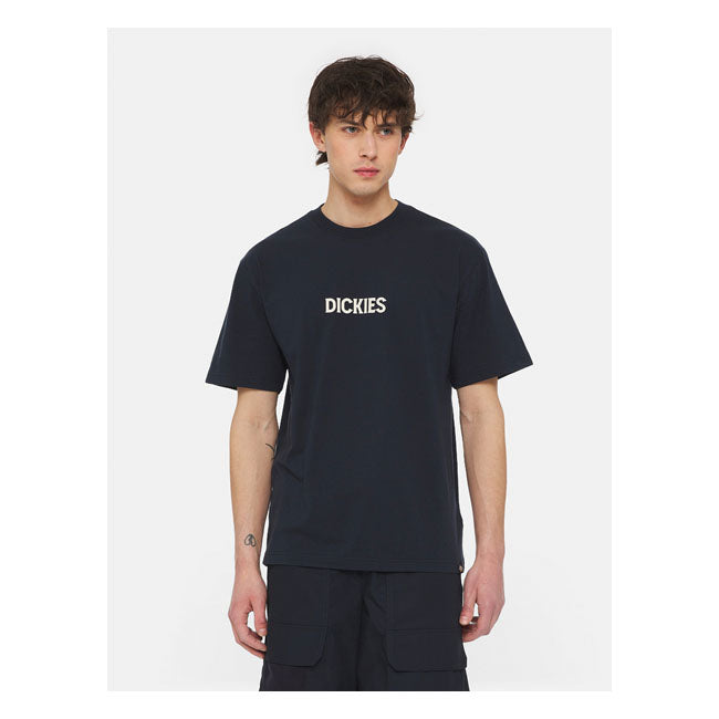 Dickies Patrick Springs T-Shirts Dark Navy - FREE UK Shipping, FREE 365 Day Returns | Moto Central